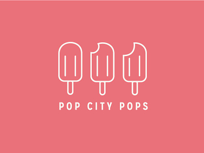 Pop City Variation illustration logo pop popsicle