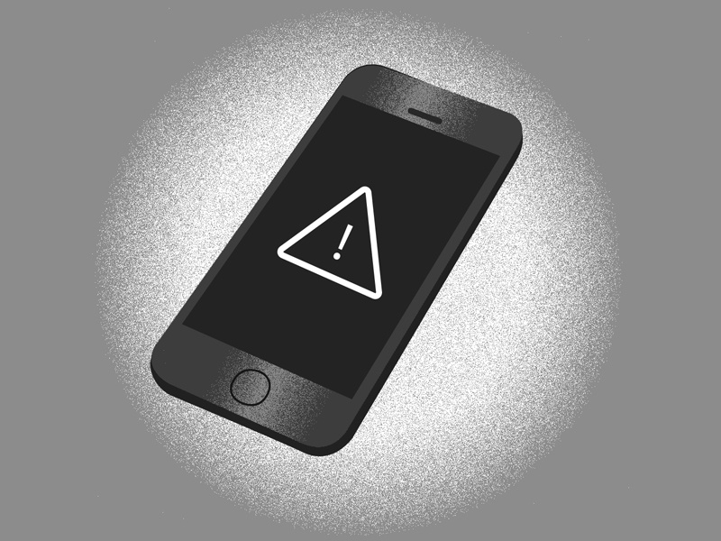 Flood Safety black and white phone flood safety illustrator illustration