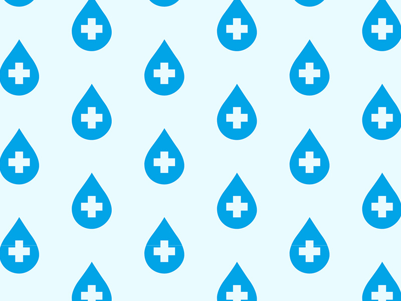 Aqua Doctor Branding water pattern design typography branding identity logo