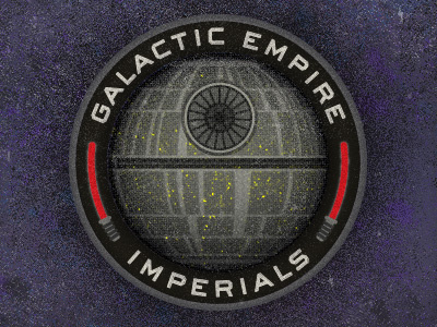 Galactic Empire Imperials adam trageser badge dark side death death star design empire icon logo patch star star wars wars