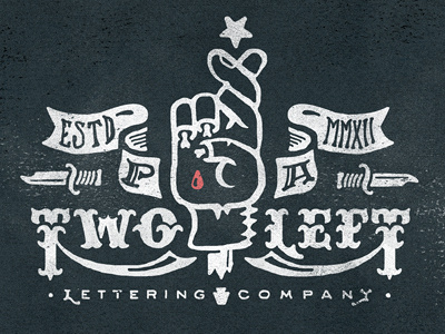 Two Left Lettering Co