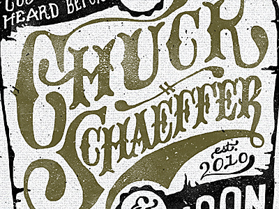 Whisky Schaeffer adam trageser america branding chuck hand hand done lettering logo old schaeffer swash texture two left two left typography vintage western