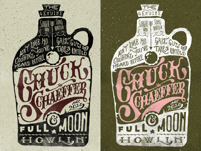 Whisky Label jug vintage hand western band typography texture keystone pennsylvania ampersand illustration whisky bottle lettering country moon type hand done pa grunge old two left two-left adam trageser