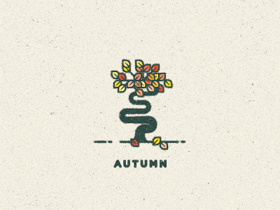 Autumn adam trageser autumn fall icon illustration leaves logo maple nature season texture tree two left two-left type vector woods