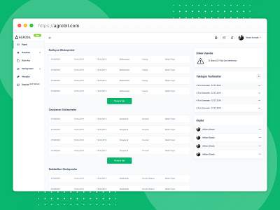 Agrobil Dashboard