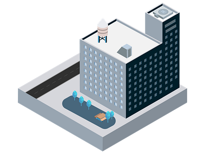 Isometric building