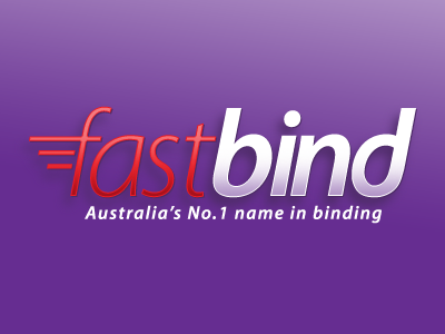 Fast brand identity logo purple