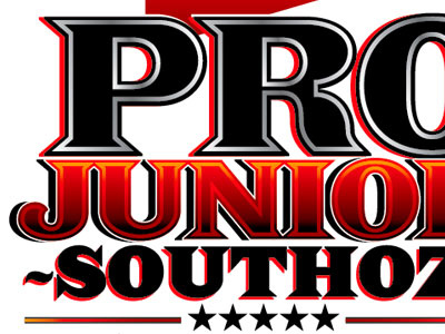 Event identity - SA Pro Jnr brand identity logo red