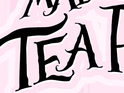 Mad Hatter Tea Party events invert logo draft