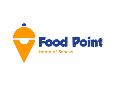 Logo Design for Food Point - Home of snacks brand brand identity branding design dribble graphic design jt graphics logo logo design logo folio visual identity