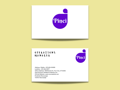 Pinci Logo & Business Card For Brand