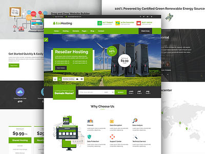 EcoHosting | Hosting Template Design