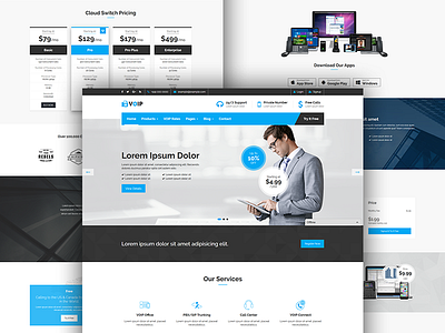 World #1st VOIP Business Template