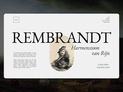 Concept longread about Rembrandt