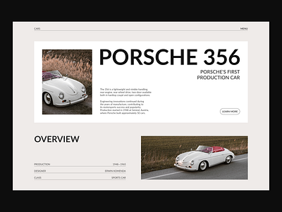 Longread about Porsche auto automobile car clean composition concept design designer longread minimal minimalism minimalist porsche ui vehicle web web design