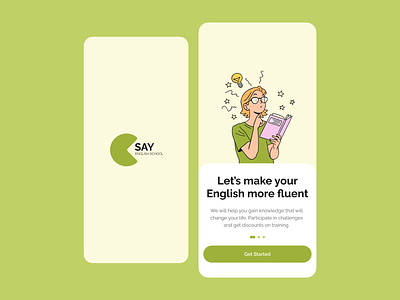 English learning app onboarding