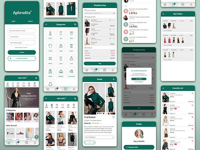 Online Clothing Shop - 2020 adobe xd app branding clothing design photoshop shopping ui ux