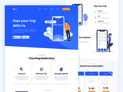 Apps Landing page