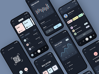 Crypto Wallet App Dark