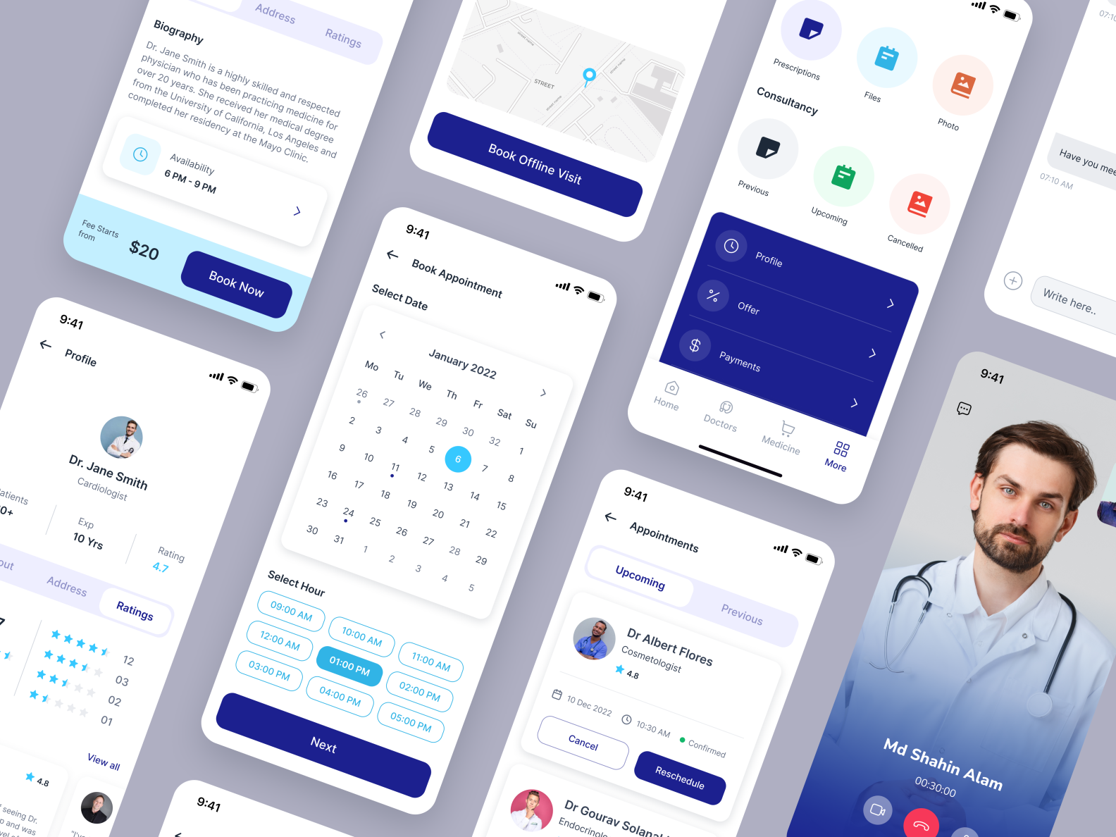 Heath Care App Design Concept by Md Shahin Alam 🔥 on Dribbble