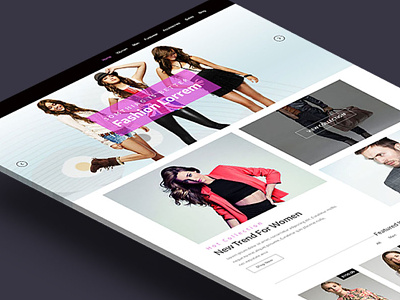 E-commerce fashion template(free download)