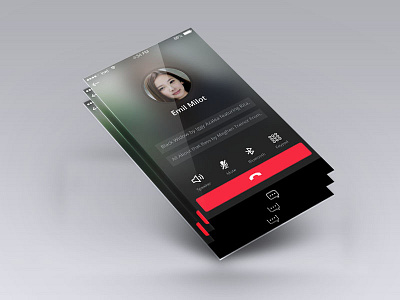 Call screen ui