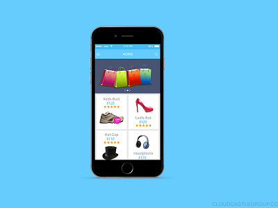 E commerce apps design project