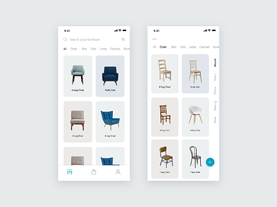 Furniture app apps apps design awesome blue clean dashboard free furniture app furniture store illustration minimal ui ux