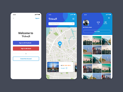 Location finder app apps apps design awesome clean dashboard design free minimal ui ux vector