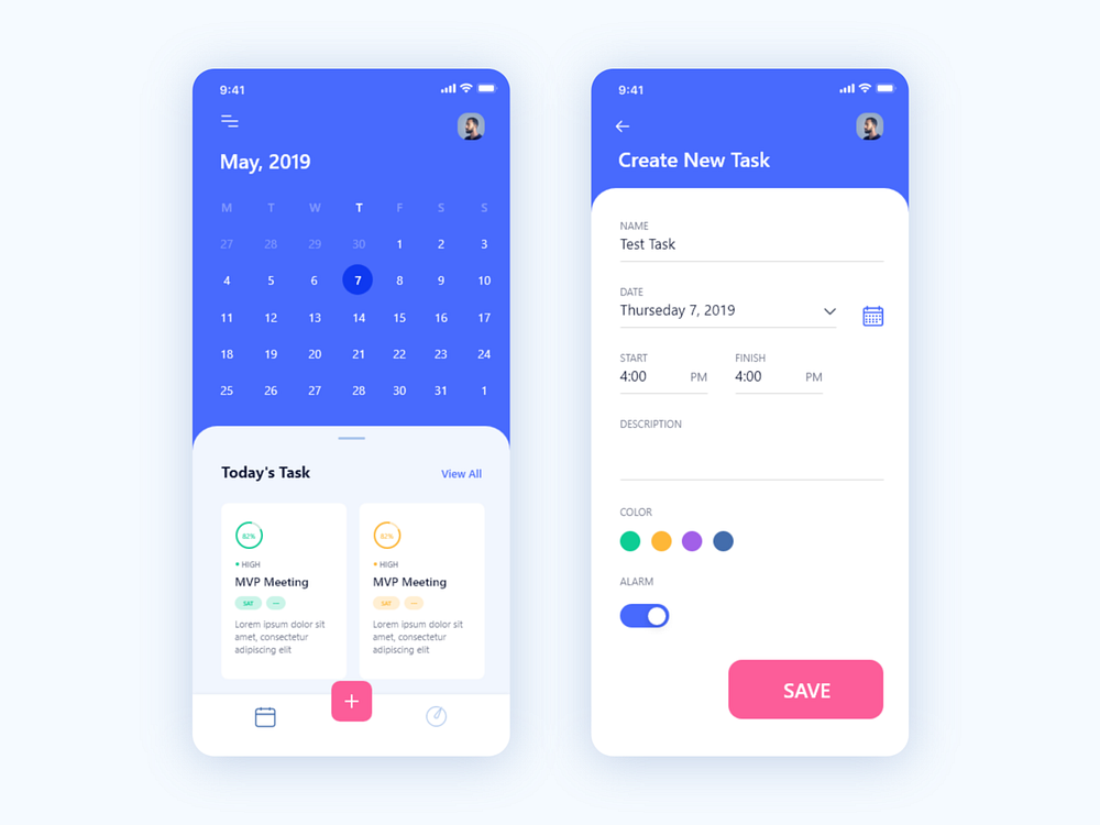 Task App Design by Md Shahin Alam 🔥 on Dribbble