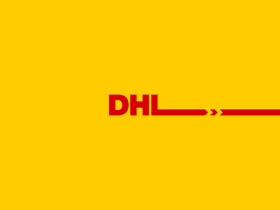 DHL re-brand brand mark design dhl graphic design logo logo mark logotype minimal logo minimalist logo minimalistic logo