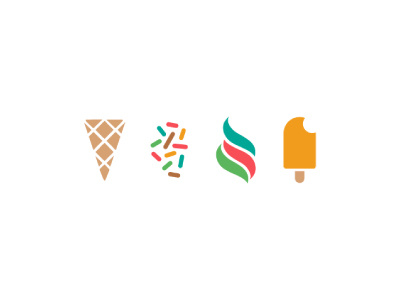 Ice cream store icons brand mark design graphic design logo logo mark logotype mark minimal logo minimalistic logo symbol