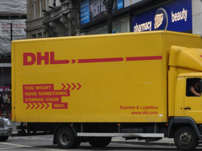 DHL Re-Brand brand mark design graphic design logo logo mark logotype mark minimal logo minimalistic logo symbol