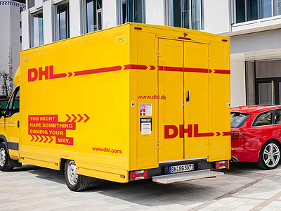 DHL Rebranding brand branding dhl logo logotype rebrand rebranding
