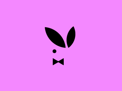 Playboy Minimal Logo brand branding design graphic icon logo logotype mark minimal minimalistic symbol