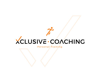 xclusive coaching - Personal Trainer brand branding icon logo logotype mark typography