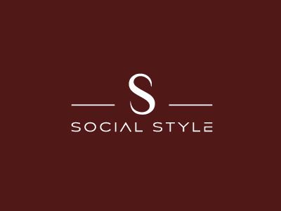 Social Style Logotype brand branding icon logo logotype mark typography