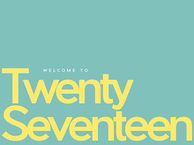 Welcome! design font graphic typography