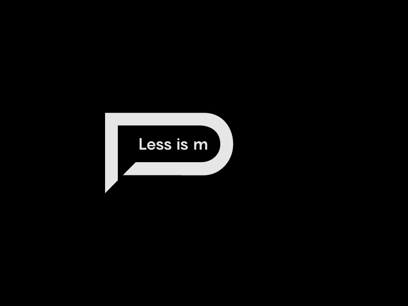 My Self-Promotion identity logo logotype mark p symbol