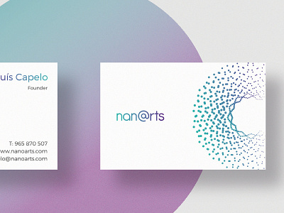 nan@rts - visual identity brand branding logo logotype nanoparticles uiux webdesign