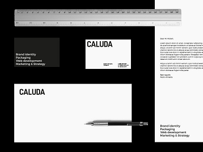 CALUDA - brand design brand branding caluda design graphic design logo logotype studio