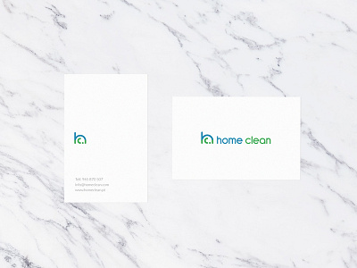 Home Clean - Business cards clean home home clean house clean logo logotype services