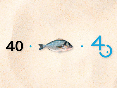 40 + Fish 40 anniversary fish restinga