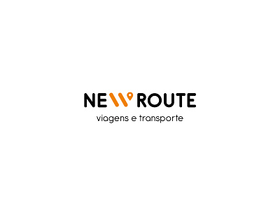 New Route Logotype holydays journey new new route route transportation trip trips