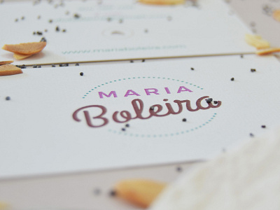 Maria Boleira Logotype boleira brand branding cakes lettering logo logotype maria mark stamp typography