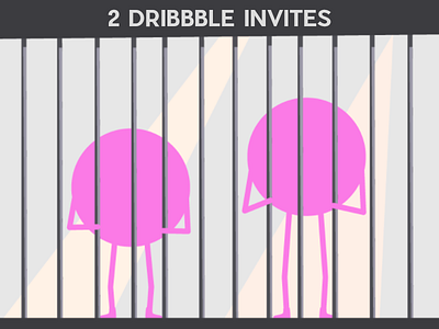 2 Dribbble invites ball behance design drafts dribbble invites illustration prospects