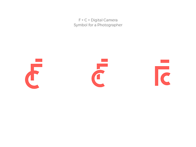 F+C - Symbol for a photographer c c logo digital camera f f logo fc fc logo logo logotype photographer photography symbol