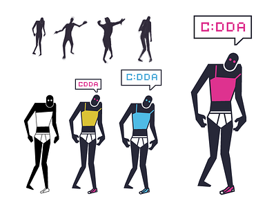 CDDA cdda illustration sticker underwear zombie