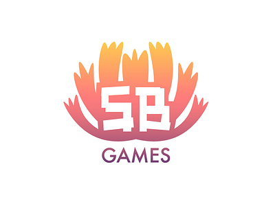 Sagebrush Games games indie logo sagebrush sunset vector