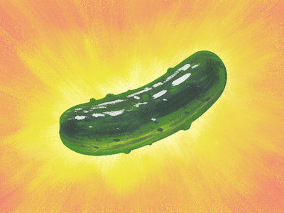 Pickle children book illustration postcard design postcard painting gouache pickle art illustration